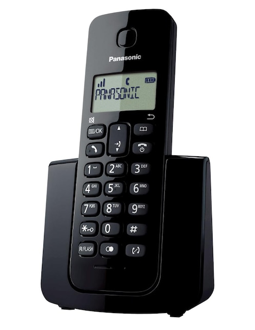 Teléfono Inalámbrico Panasonic KX-TGE432B 2 Extensiones + Monitor de Bebe  Black Reacondicionado