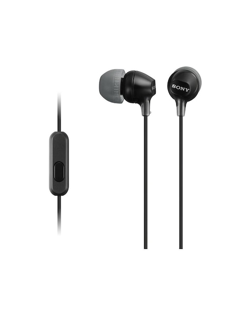 Audífonos In-Ear Sony MDR-EX14AP alámbricos Negro Estándar