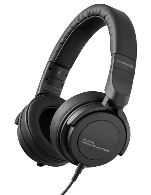 Audífonos Over-Ear Beyerdynamic DT 240 Pro alámbricos Negro