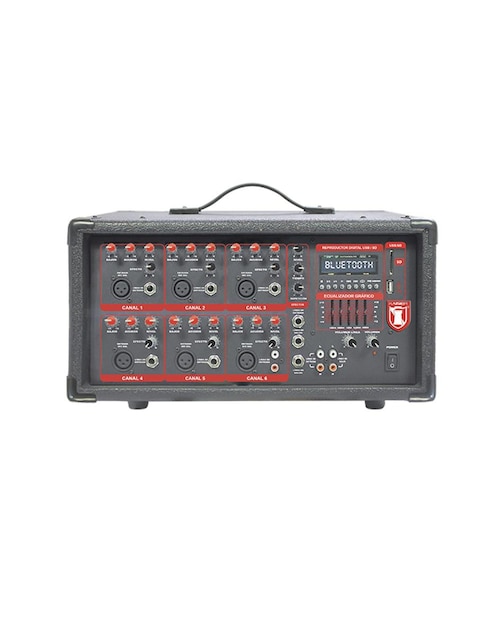 Consola Amplificada Kaiser Ksr  6 Canales Bluetooth Mitzu
