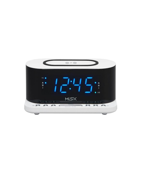 Radio Reloj Despertador Misik MR486W blanco