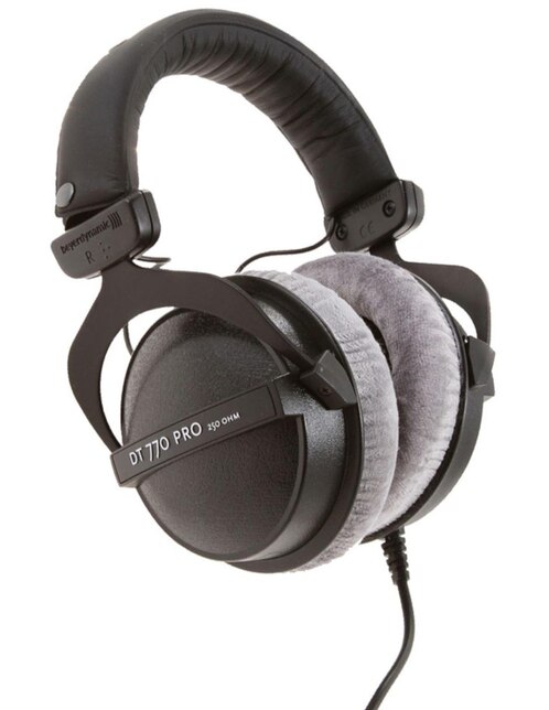 Audífonos Beyerdynamic Alámbricos DT 770 Pro 250 OHMS Gris