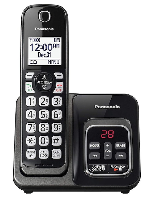 Teléfono Inalámbrico Panasonic KX-TGD530M 1 Auricular Black (Reacondicionado Certificado)