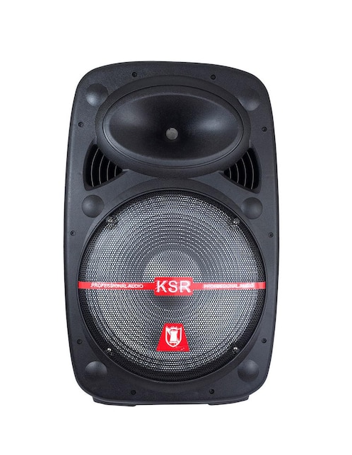 Bafle KSR Premium Recargable Kaiser de 15 Pulgadas con Bluetooth y Micrófono 12,000W PMPO