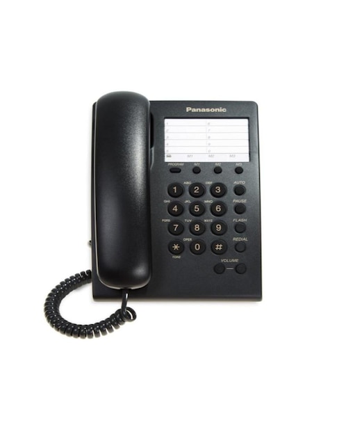 Teléfono Alámbrico Panasonic KX-TS550MEB negro Básico