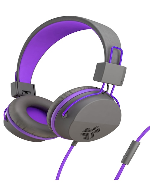 Audífonos Over-Ear Jlab JBuddies morado alámbricos Morado