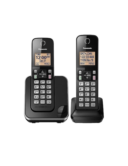 PANASONIC Set de teléfonos Panasonic 2 auriculares