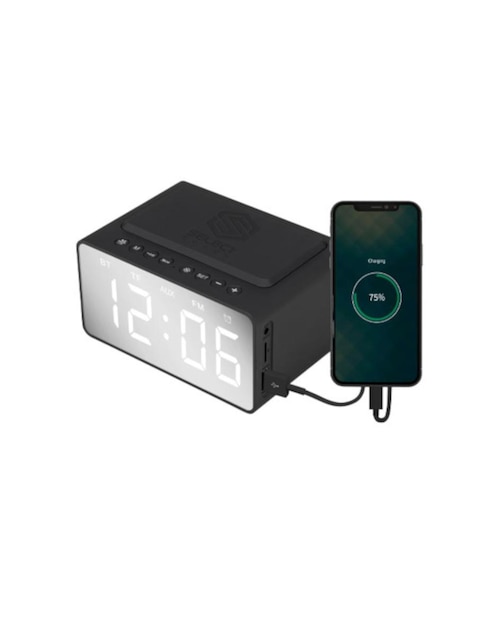 Radio Reloj Despertador Portátil Select Sound BT4334