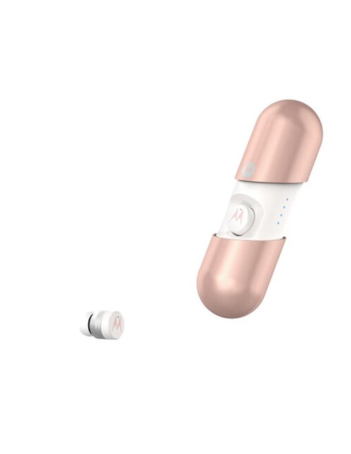 audífonos motorola verve buds 400 oro rosa