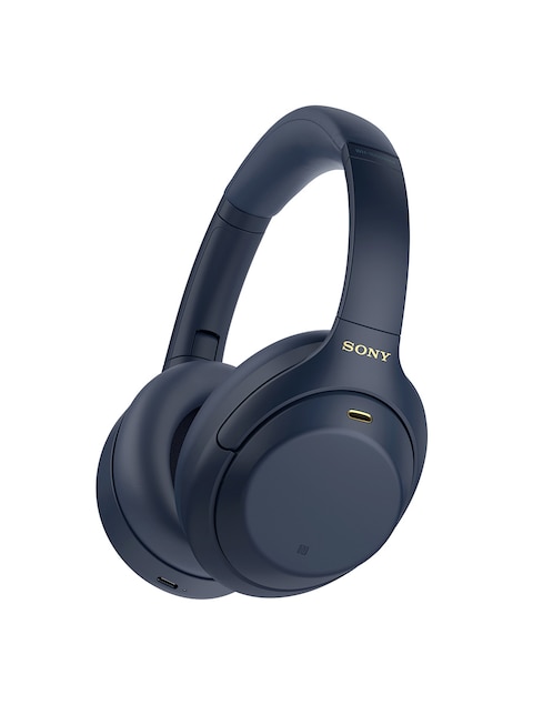 Audífonos Over-Ear Sony WH-1000XM4 alámbricos e inalámbricos con cancelación de ruido Azul Estándar