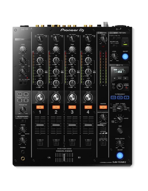 Mezcladora DJ Pioneer DJM-750MK2 4 canales USB