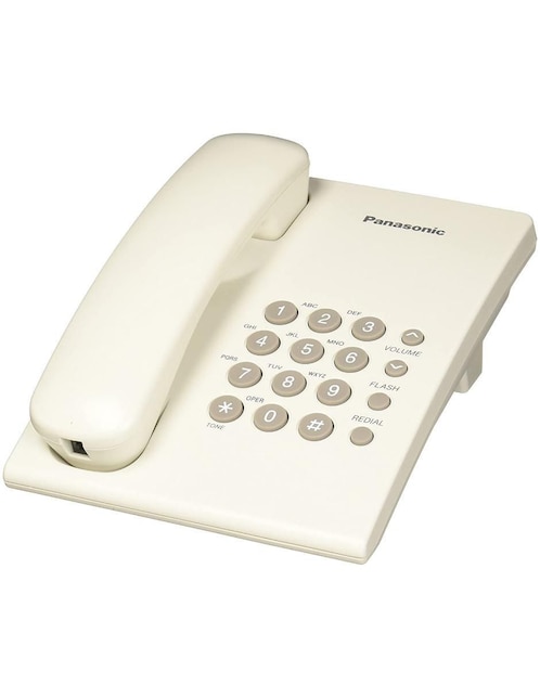 Teléfono analógico Panasonic KX-TS500MEW
