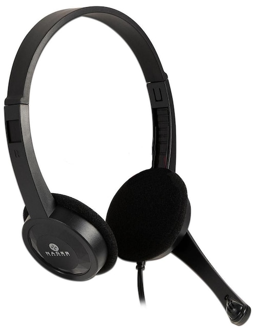 Audífonos On-Ear Naceb Technology NA-0316 alámbricos Negro ESTÁNDAR