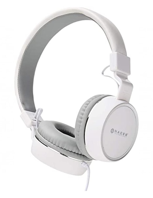 Audífonos On-Ear Naceb Technology NA-0310 alámbricos Blanco ESTÁNDAR