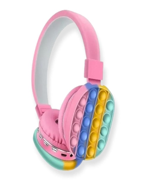 Audífonos On-Ear Gadgets & Fun Pop it alámbricos e inalámbricos Rosa 1 PZA