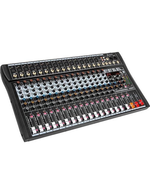 Mezcladora Mixer Audiotek MKZ-MEZCL16CHNEG