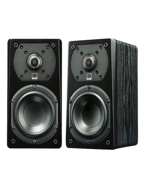 Set Bocina SVS Prime Bookshelf Black Ash Inalámbrica