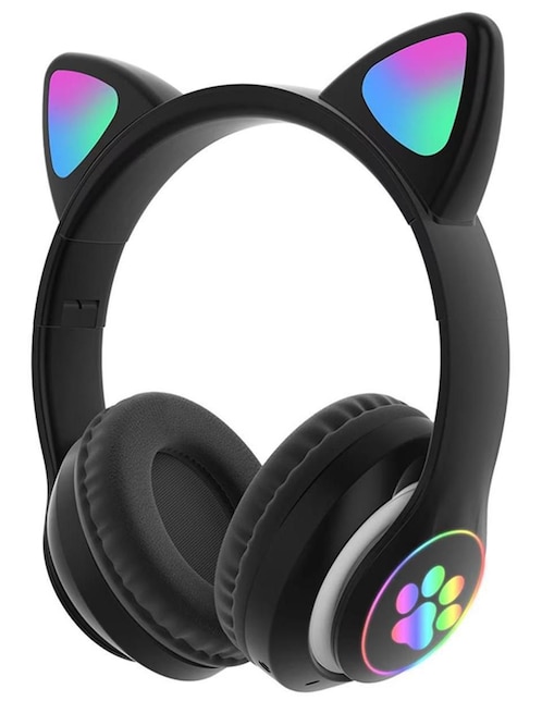Audífonos Over-Ear Gato Huellas inalámbricos 1