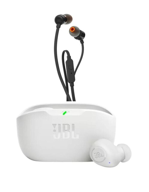 Audífono true wireless JBL Vibe Buds inalámbrica con cancelación de ruido