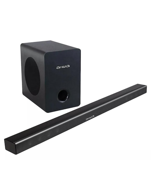 Barra de sonido Aiwa Awsbh1w-w con subwoofer