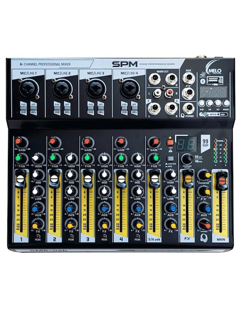 Mezcladora Melo sm6usb