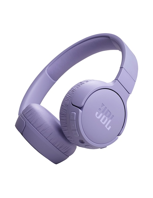 Audífonos On-Ear JBL Tune 670NC inalámbricos con cancelación de ruido Morado