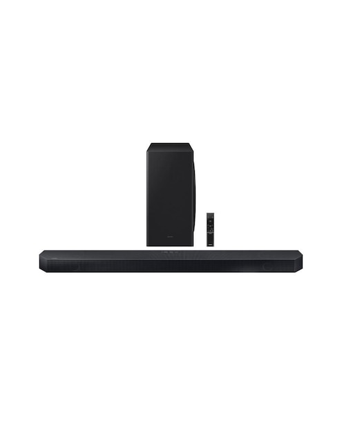 Barra de sonido Samsung HW-QS730D con subwoofer Negro