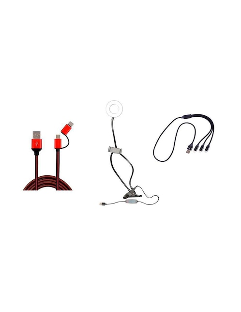 Cable lightning, micro USB y tipo C Select Sound a tipo lightning de 1 m