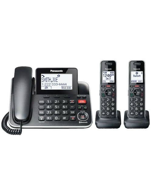 Set de telefonos 3 auriculares Panasonic KX-TGF882B