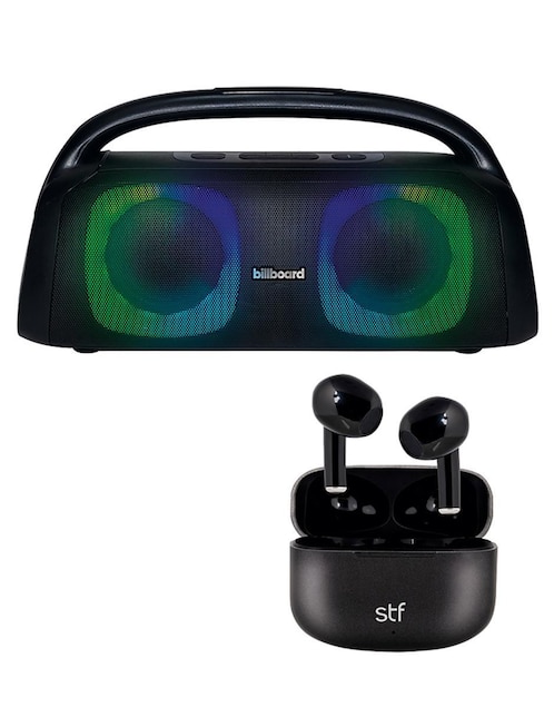 Bocina portátil Billboard Soul Wide inalámbrica audífonos TWS