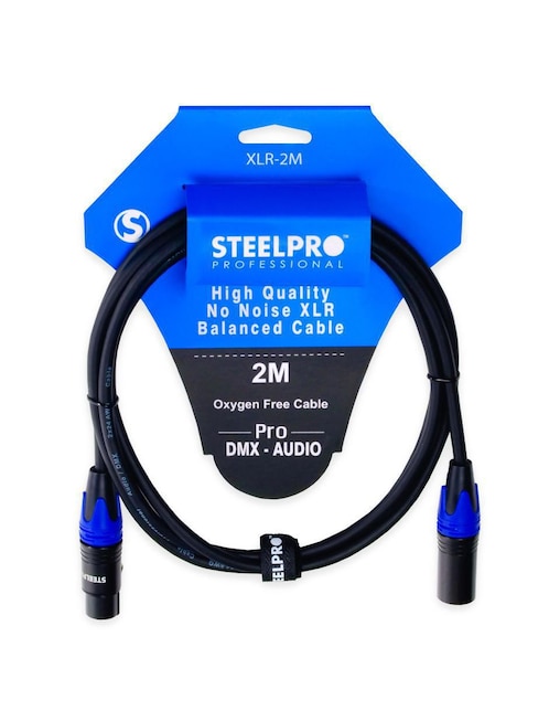Cable plug 1/4 pulgada Steelpro a tipo plug 1/4 pulgada de 2 m