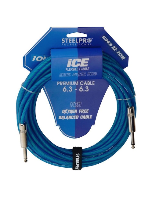 STEELPRO Cable auxiliar 6.35 mm Steelpro a tipo auxiliar 6.35 mm de 10 m