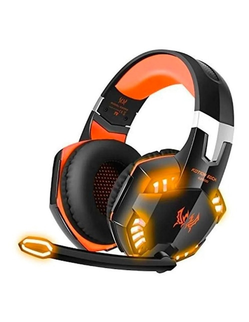 Audífonos gamer Over-Ear Genérica G2000 alámbricos con cancelación de ruido