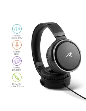 Audífonos Over-Ear Red Lemon alámbricos con cancelación de ruido