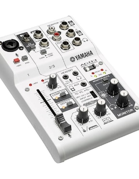 Mezcladora Multiusos Yamaha AG03 3 Canales con Interfaz de Audio USB