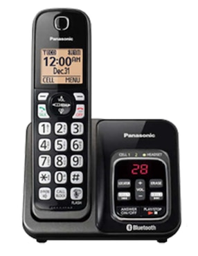 Set de teléfonos Panasonic 2 auriculares