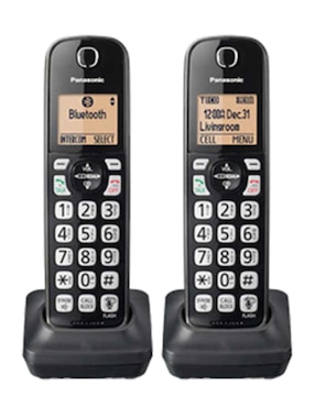 Set de teléfonos Panasonic 2 auriculares