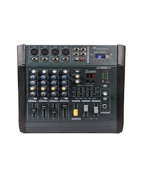 Mezcladora Soundtrack MIX-4AMP3 Cuatro Canales negro