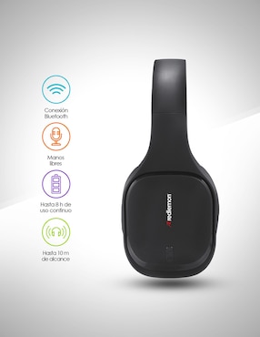 Audífonos Over-Ear Red Lemon alámbricos e inalámbricos con cancelación de ruido
