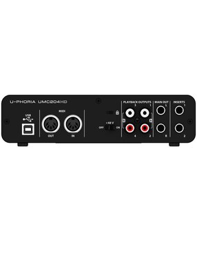 Interfaz de  Audio Behringer UMC-204HD
