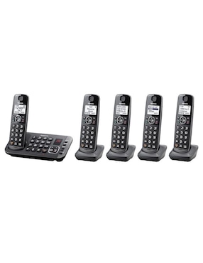 Teléfono Inalámbrico Panasonic KX-TGE645M 5 Extensiones Black (Reacondicionado Certificado)