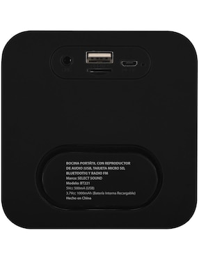Bocina portátil Select Sound BT221 bluetooth