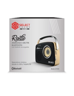 Bocina portátil select sound bt228 bluetooth no aplica