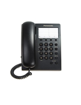 Teléfono Alámbrico Panasonic KX-TS550MEB Negro Básico