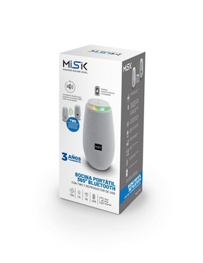 Bocina portátil Misik bluetooth