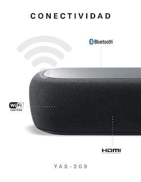 Barra de sonido Yamaha Yas209 con subwoofer