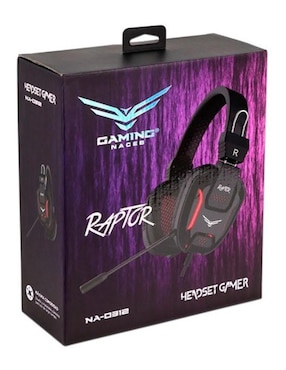 Audífonos Over-Ear Naceb Raptor alámbricos
