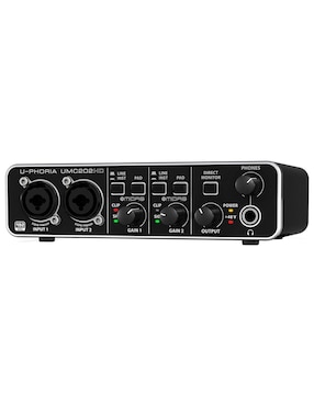 Sistema de Grabación Behringer U-Phoria Studio Pro Interfaz UMC202HD Micrófono C1 Audífonos HCS5000