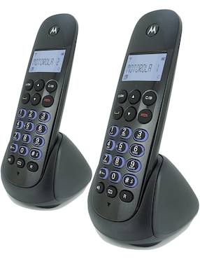 Teléfono Motorola inalámbrico 2 auriculares