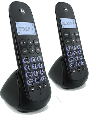 Teléfono Motorola inalámbrico 2 auriculares